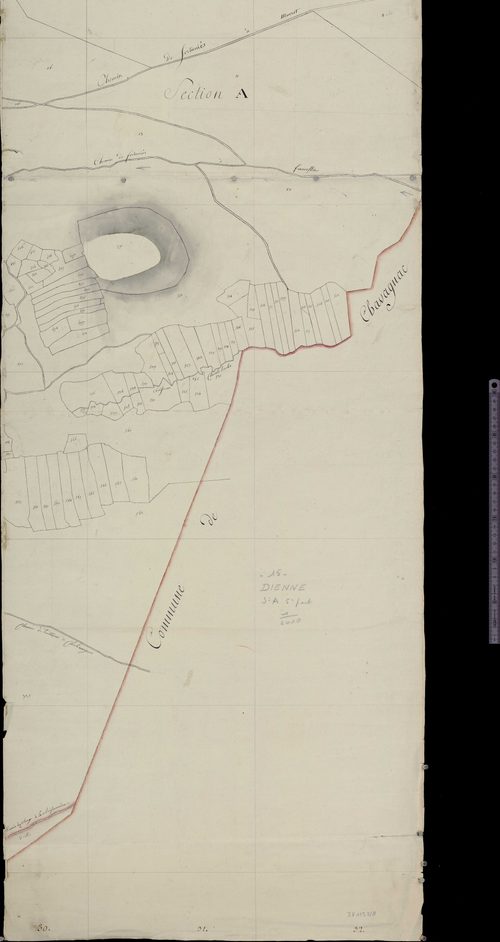 Section A (Limites de commune avec Chavagnac)