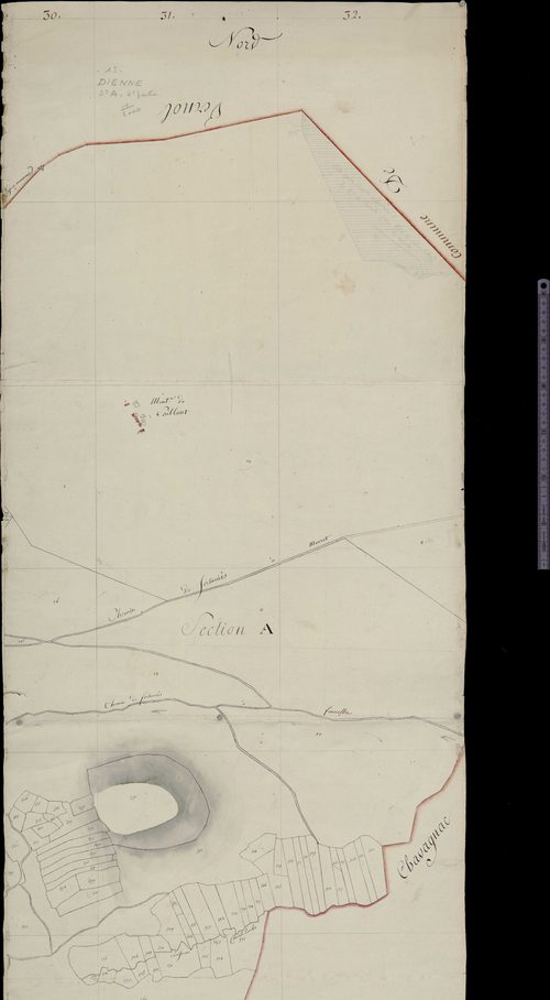 Section A (Limites de commune avec Chavagnac et Vernols)