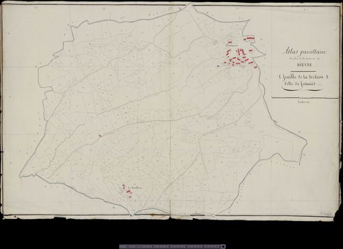 Atlas parcellaire par nature de culture : section A1 dite de Fortuniès