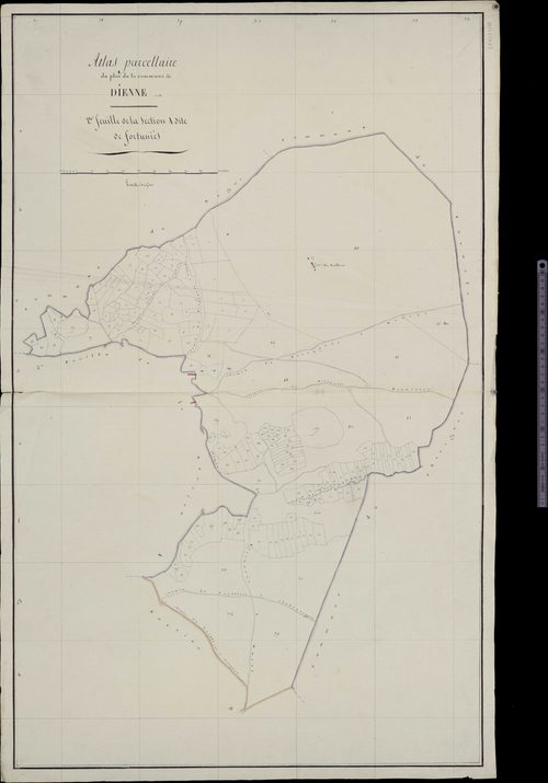 Atlas parcellaire par nature de culture : section A2 dite de Fortuniès