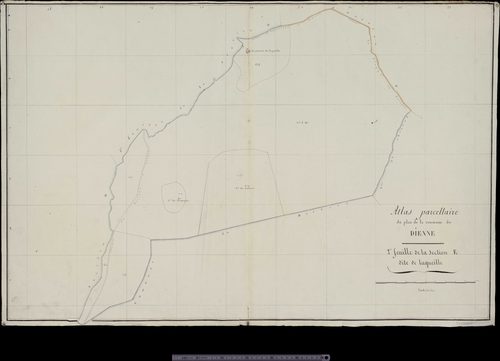 Atlas parcellaire par nature de culture : section E2 dite de Laqueille