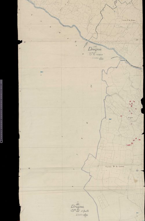 Section D dite de Custrac (Frugères) et E dite de Drugeac