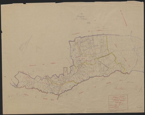 Section A dite de Parrieu : 1ère feuille partie (n° 73 à 184)