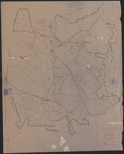 Section A : 3e feuille partie (n° 111 à 221, 230 à 251)