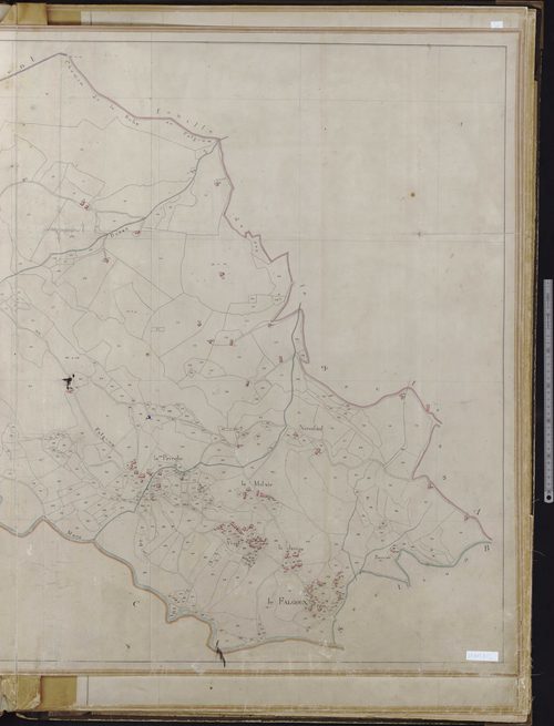 Section A1 dite du Falgoux (partie droite du plan)