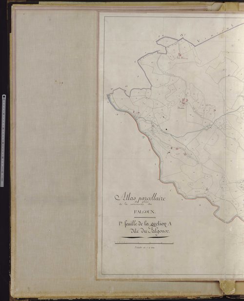 Section A1 dite du Falgoux (partie gauche du plan)