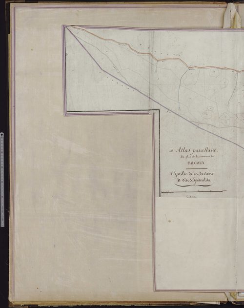 Section D1 dite de Fontoulibe (partie gauche du plan)