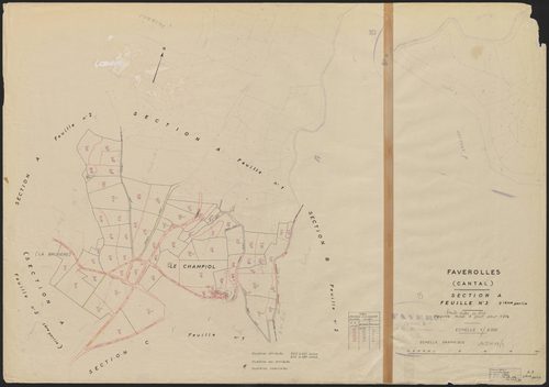 Section A : 3e feuille partie (n° 413 à 481)