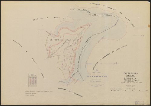 Section B : 1ère feuille partie (n° 20 à 56, 528, 531)