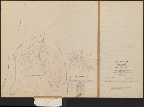 Section D : 3e feuille partie (n° 230 à 261)