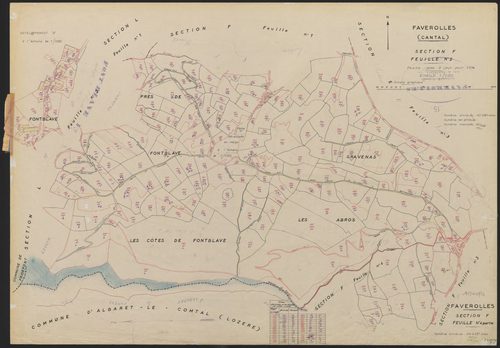 Section F : 2e feuille et 4e feuille partie (n° 514 à 537)