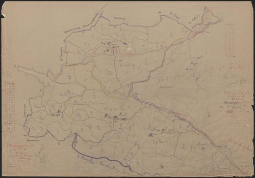 Section A : 1ère feuille et 2e feuille partie (n° 41 à 80, 83 à 92)