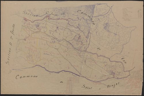 Section D : 1ère feuille et 2e feuille partie (n° 158 à 208)