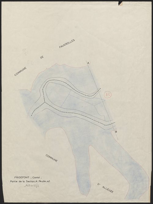 Section A : 1ère feuille partie (sans numéros)