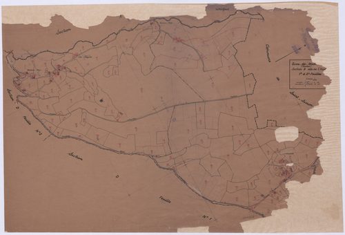 Section B dite de l'Hôpital : 1ère et 2e feuille