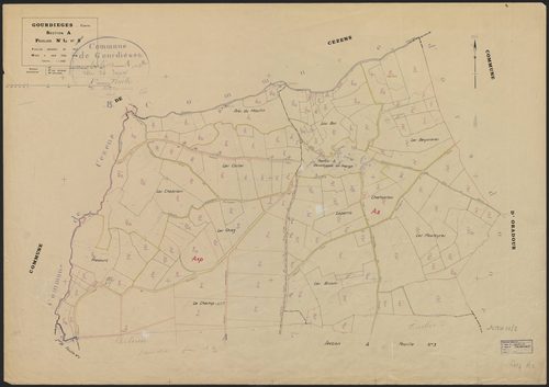 Section A : 1ère feuille partie (n° 1 à 46, 51 à 53, 56 à 72) et 2e feuille
