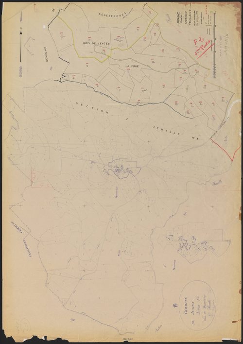Section F : 2e feuille partie (n° 253 à 284)
