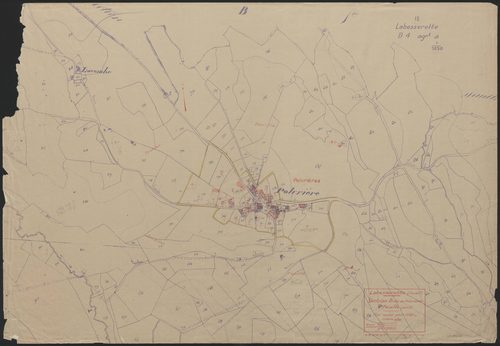 Section B dite de Polvrières : développement du hameau de Polvrières
