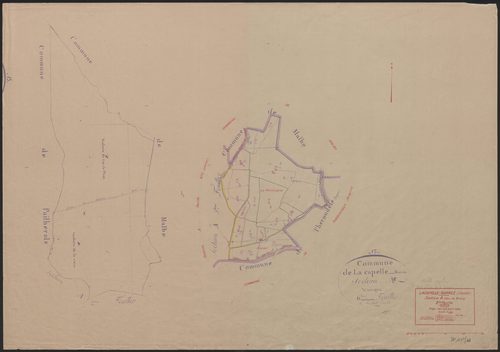 Section A dite du bourg : 2e feuille partie (n° 181 à 198)