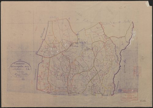 Section A dite du bourg : 3e feuille partie (n° 283 à 303, 359 à 470)
