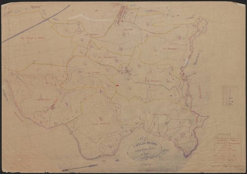 Section A dite du bourg : 1ère feuille (n° 6 à 122)