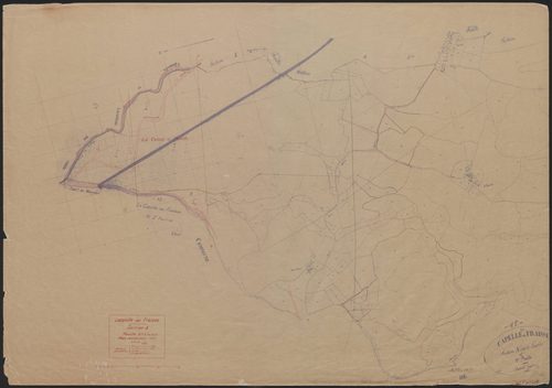 Section A dite du bourg : 1ère feuille (n° 1 à 5, 122 bis)