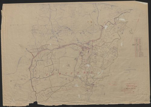 Section B dite de Ferluc : 3e feuille partie (n° 382 à 534, 569 à 598)