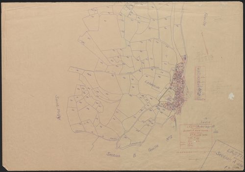 Section A dite de Labastide : 1ère feuille partie (n° 87 à 137)