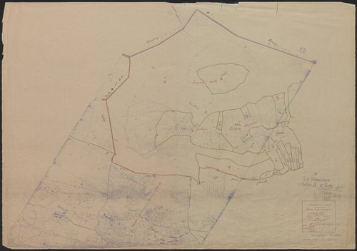 Section B dite de Laveissière : 3e feuille partie (n° 303 à 304, 340 à 342)