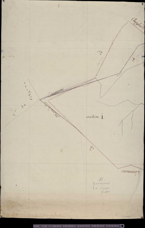 Section I (Limites de commune avec Mandailles et Cheylade)