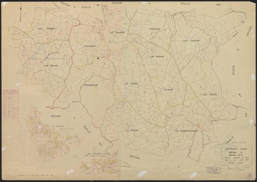 Section A : 2e feuille partie (n° 286 à 358) et 3e feuille