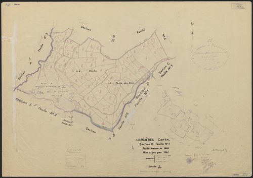 Section B : 1ère feuille partie (n° 122 à 218)