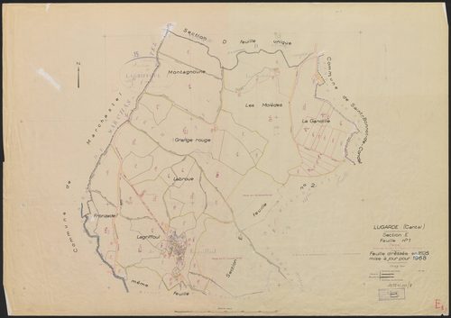 Section E : 1ère feuille partie (n° 1 à 75, 85 à 89)