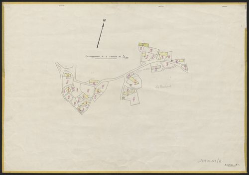 Section B1 : développement du hameau du Bousquet