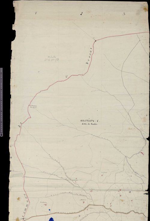 Section C dite de Rudez (Limites de commune avec Saint-Projet-de-Salers)