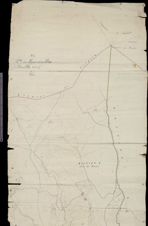 Section C dite de Rudez (Limites de commune avec Le Falgoux)