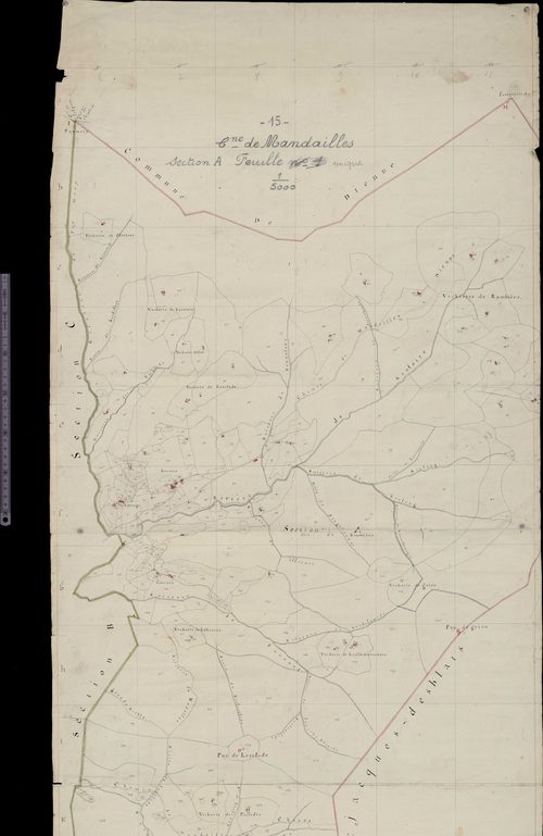 Section A dite de Rombière (Lacoste, Lajarrige, Puy Griou, Puy de Lesclade)