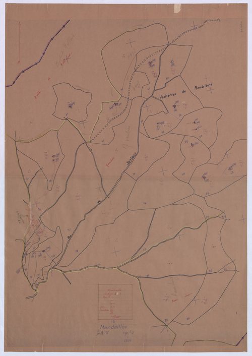 Section A : 1ère feuille partie (brouillon sans les nouveaux numéros)