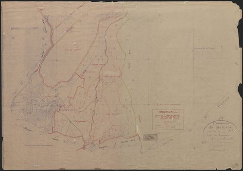Section F dite du bourg : 1ère feuille partie (n° 1 à 28, 30 à 35, 62 à 88)