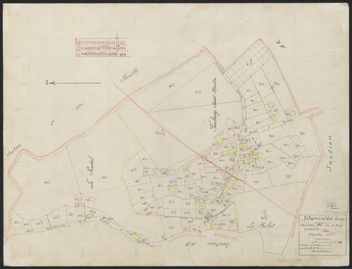 Section AC dite du bourg : planchette n° 1
