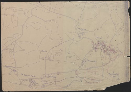 Section C2 dite de Mézergues : développement du hameau de Gimel