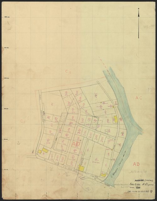 Section AD partie (n° 1 à 24, 163 à 198)