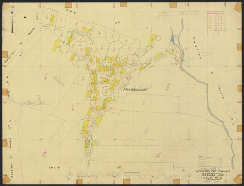 Section AB : levé n° 2