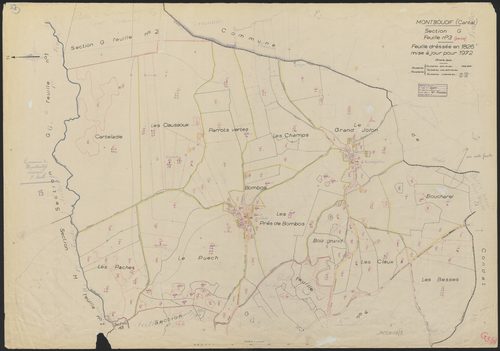 Section G : 3e feuille partie (n° 115 à 266)