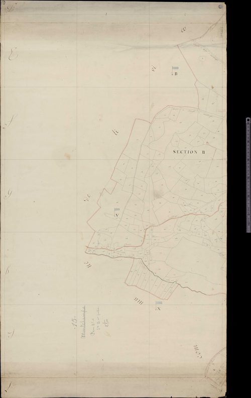 Section B (Limites de commune avec Tiviers)