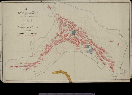 Section B dite de Murat (plan de la ville)
