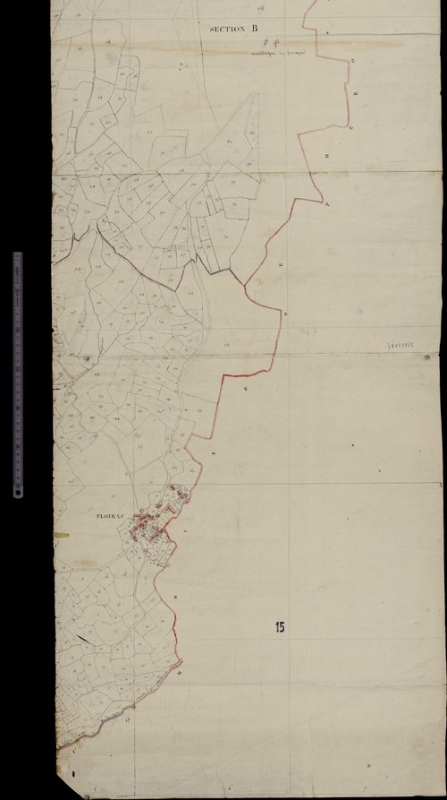 Section B (Floirac, Limites de commune avec Lacapelle-Barrès et Thérondels)