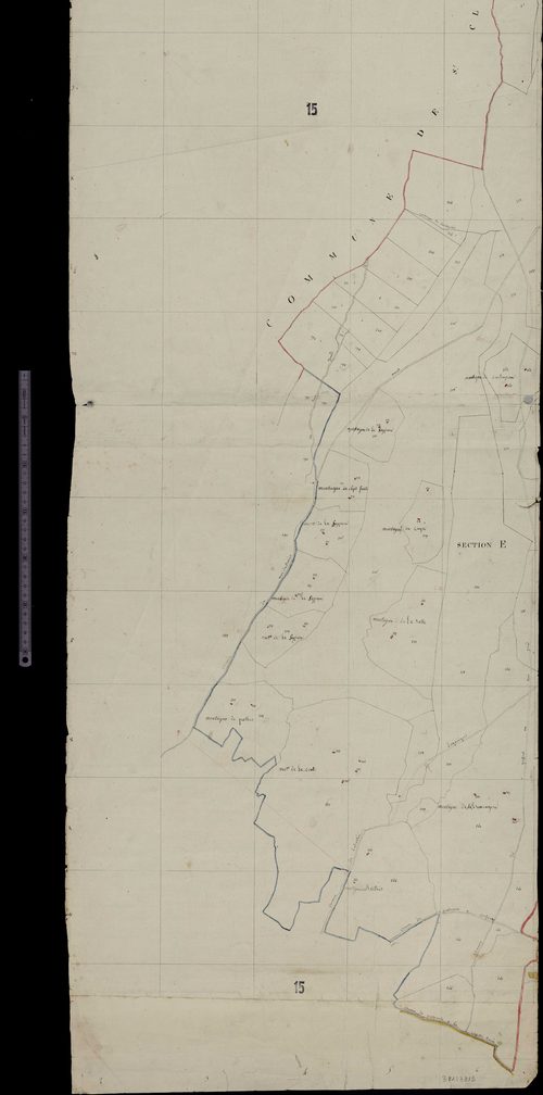 Section E (Limites de commune avec Saint-Clément)