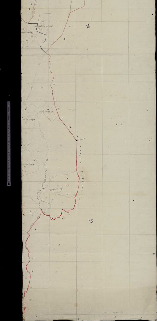 Section E (Limites de commune avec Lacapelle-Barrès et Malbo)