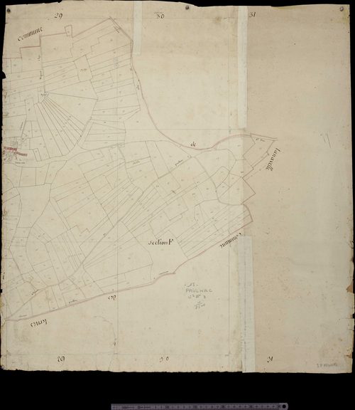Section F (Le Dauzan, limites de commune avec Tanavelle et Les Ternes)